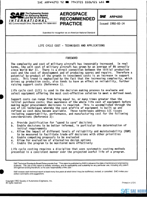 SAE ARP 4293 Series PDF