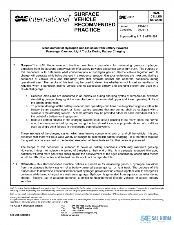SAE J 1718 Series PDF