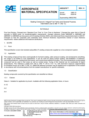 SAE AMS 3276 Series PDF