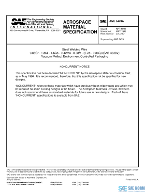 SAE AMS 6473 Series PDF
