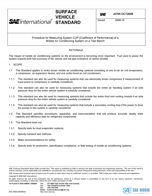 SAE J 2765 Series PDF