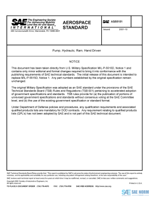 SAE AS 55151 Series PDF