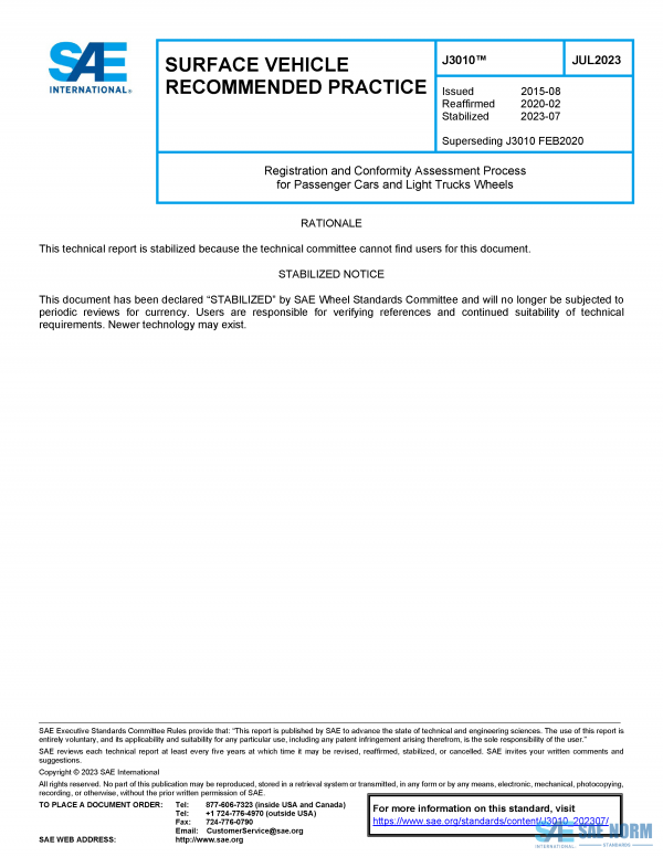 SAE J 3010 Series PDF