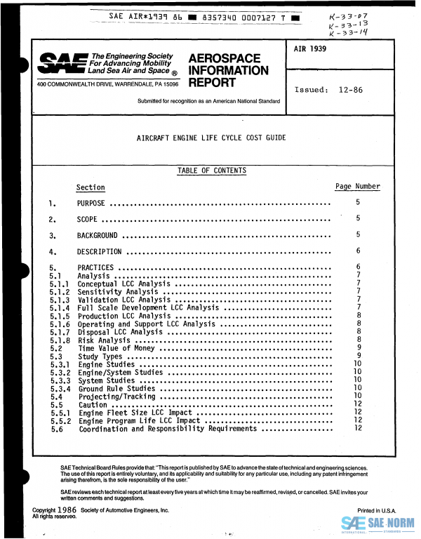 SAE AIR 1939 Series PDF