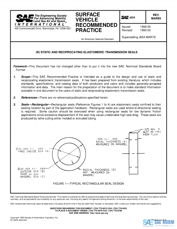 SAE J 654 Series PDF