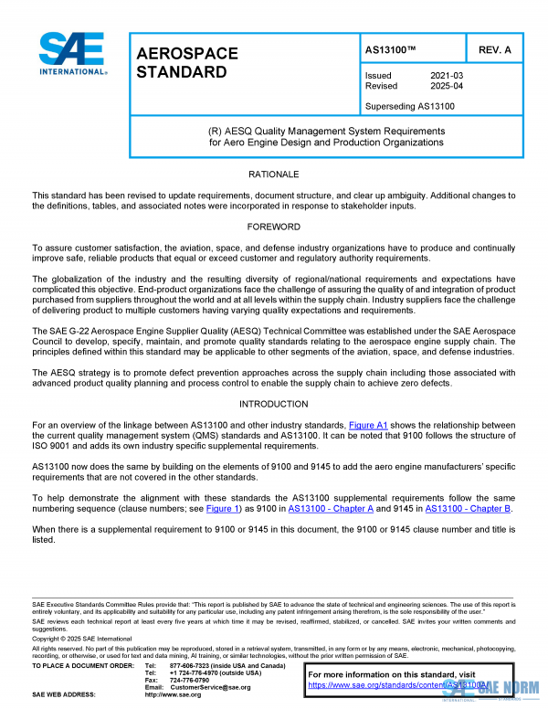 SAE AS 13100 Series PDF