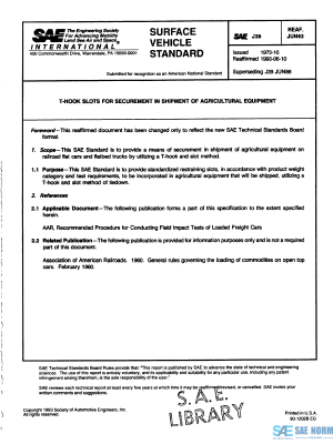 SAE J 39 Series PDF