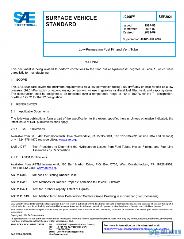 SAE J 2405 Series PDF