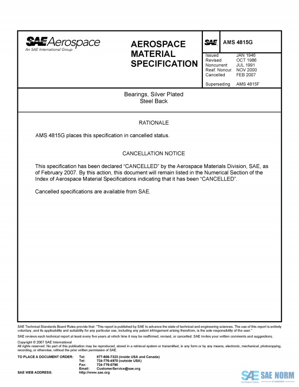 SAE AMS 4815 Series PDF