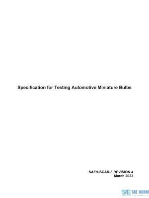 SAE USCAR 3 Series PDF