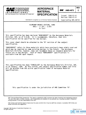 SAE AMS 4872 Series PDF