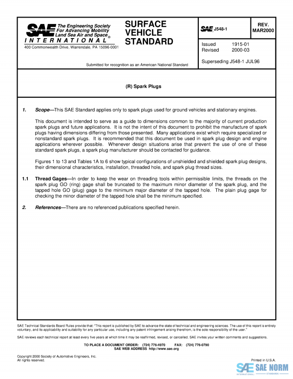 SAE J 548/1 Series PDF