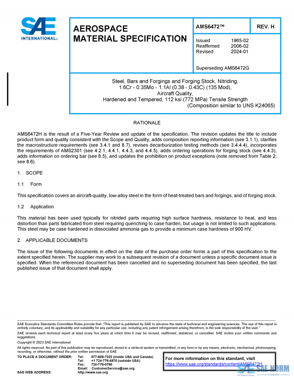 SAE AMS 6472 Series PDF