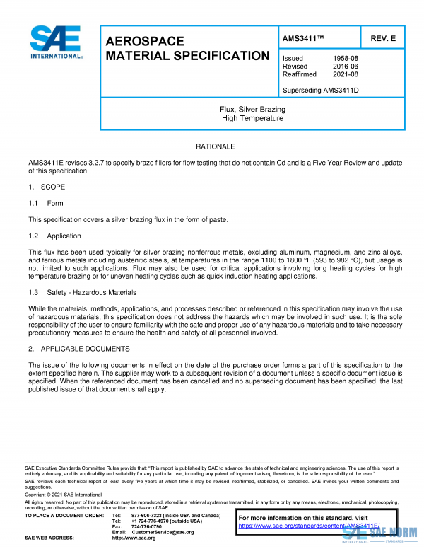 SAE AMS 3411 Series PDF