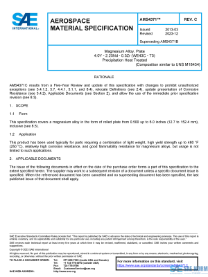 SAE AMS 4371 Series PDF