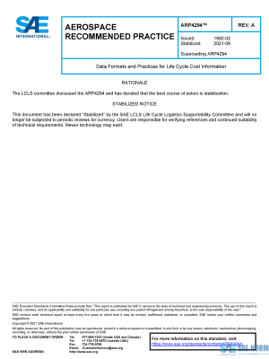 SAE ARP 4294 Series PDF