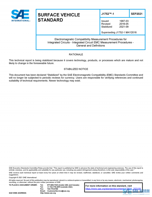 SAE J 1752/1 Series PDF