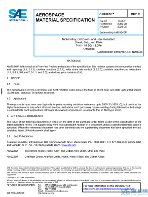 SAE AMS 5540 Series PDF