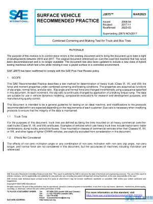 SAE J 2675 Series PDF