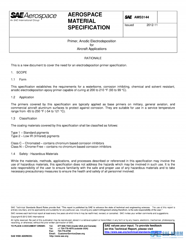SAE AMS 3144 Series PDF