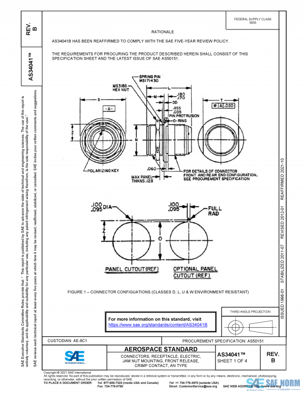 SAE AS 34041 Series PDF