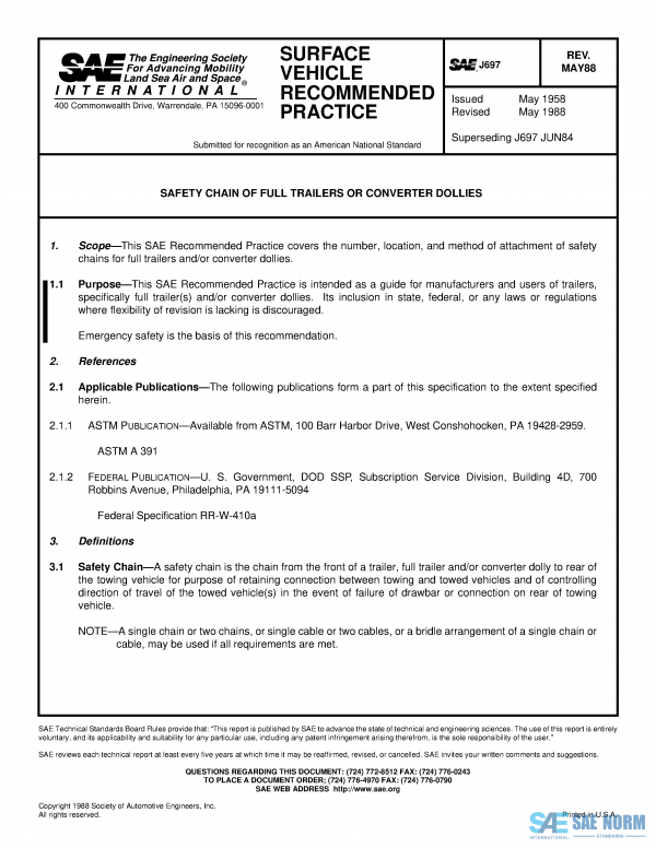 SAE J 697 Series PDF