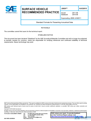 SAE J 2629 Series PDF