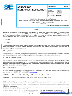 SAE AMS 5666 Series PDF