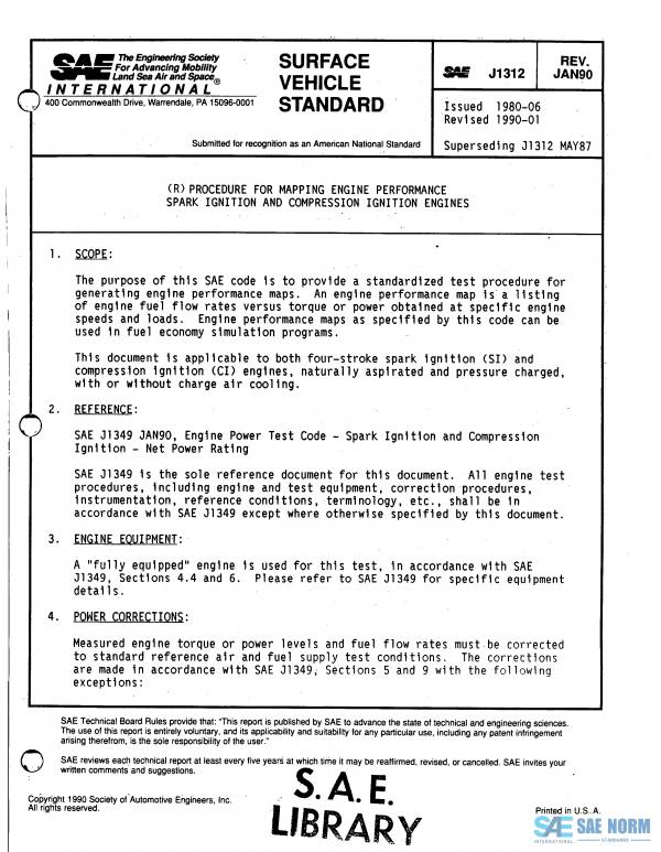 SAE J 1312 Series PDF