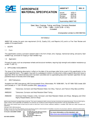 SAE AMS 5718 Series PDF
