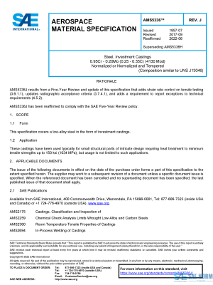 SAE AMS 5336 Series PDF