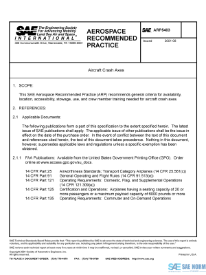 SAE ARP 5403 Series PDF