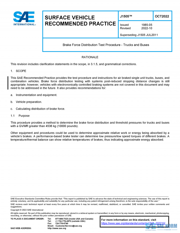 SAE J 1505 Series PDF