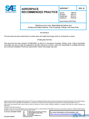 SAE ARP 4784 Series PDF