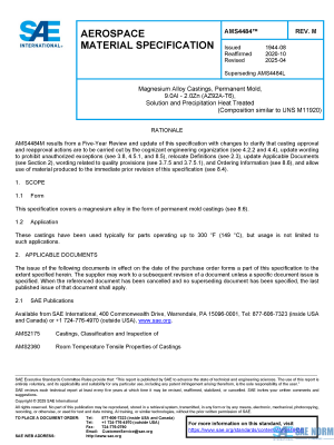 SAE AMS 4484 Series PDF