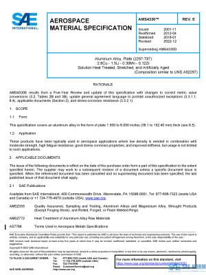 SAE AMS 4330 Series PDF