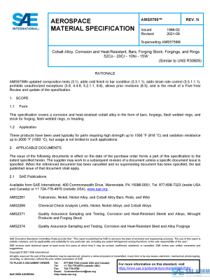 SAE AMS 5759 Series PDF