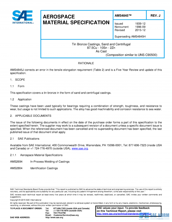 SAE AMS 4845 Series PDF
