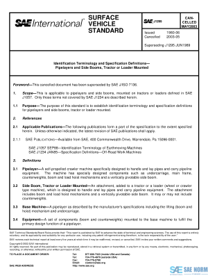 SAE J 1295 Series PDF