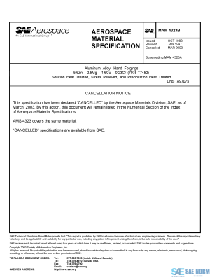 SAE MAM 4323 Series PDF