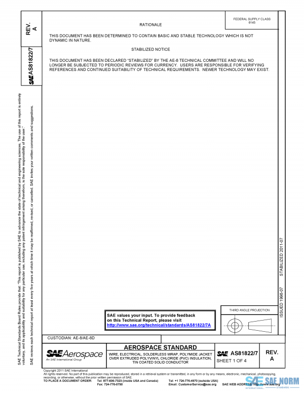 SAE AS 81822/7 Series PDF