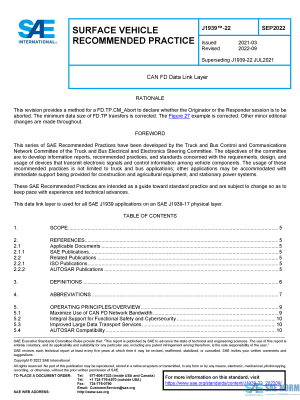 SAE J 1939-22 Series PDF