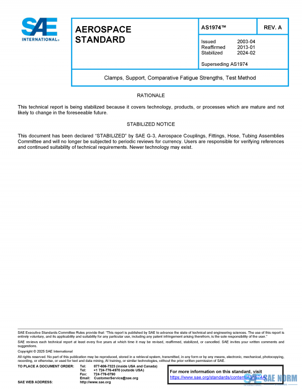 SAE AS 1974 Series PDF