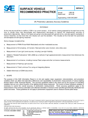 SAE J 1330 Series PDF