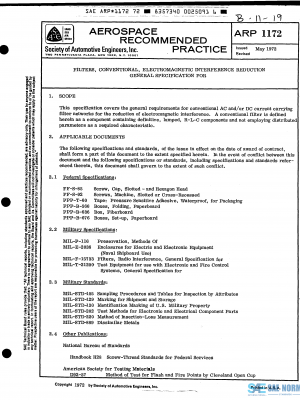 SAE ARP 1172 Series PDF
