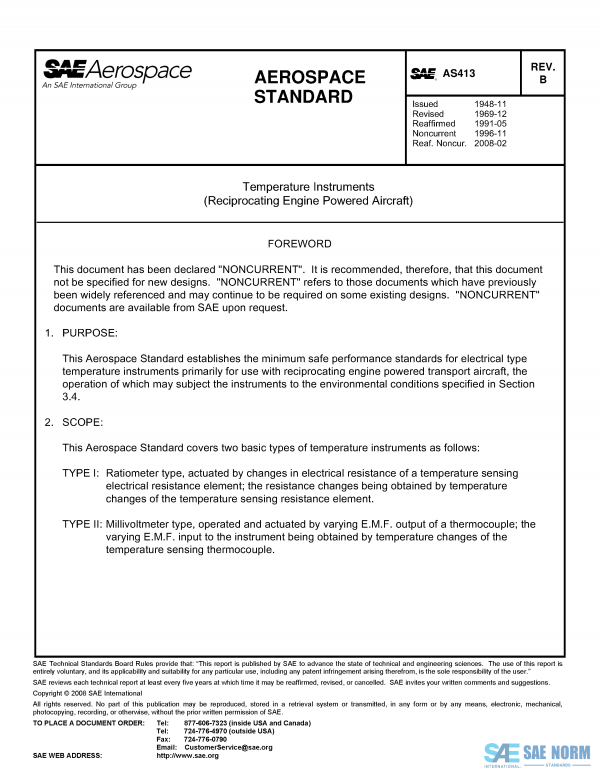 SAE AS 413 Series PDF