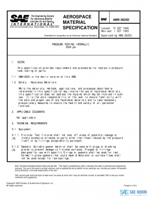 SAE AMS 2625 Series PDF