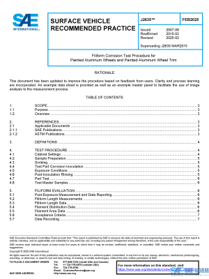 SAE J 2635 Series PDF