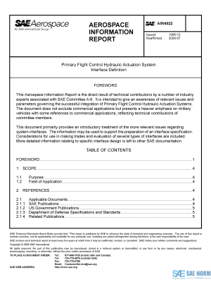 SAE AIR 4922 Series PDF