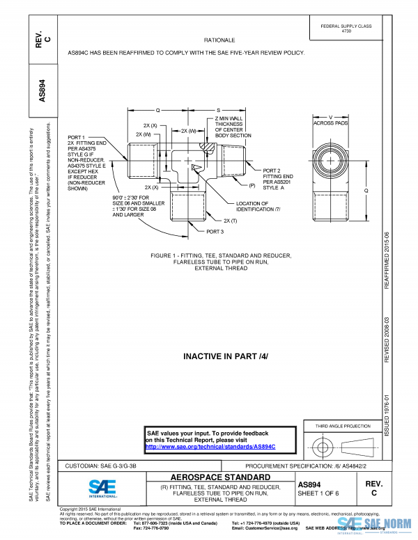 SAE AS 894 Series PDF